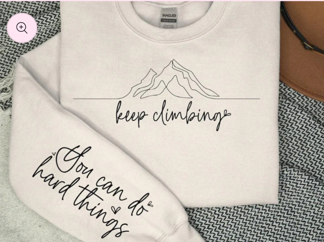 Keep Climbing Crewneck